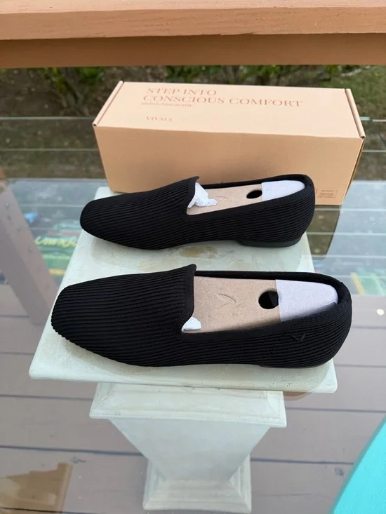 Vivaia Samantha Black Loafers Never Worn, still in the box - Picture 2 of 10